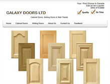 Tablet Screenshot of galaxydoors.ca